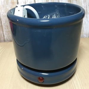 NWT Ceramic Cachepot Candle Warmer French Blue 👀